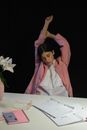 Woman Stretching her Hands Up