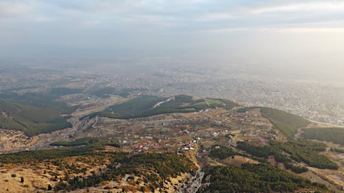 Aerial Photography of City