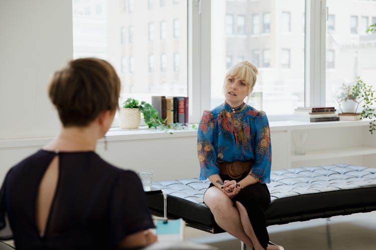 Psychologist Talking To A Patient