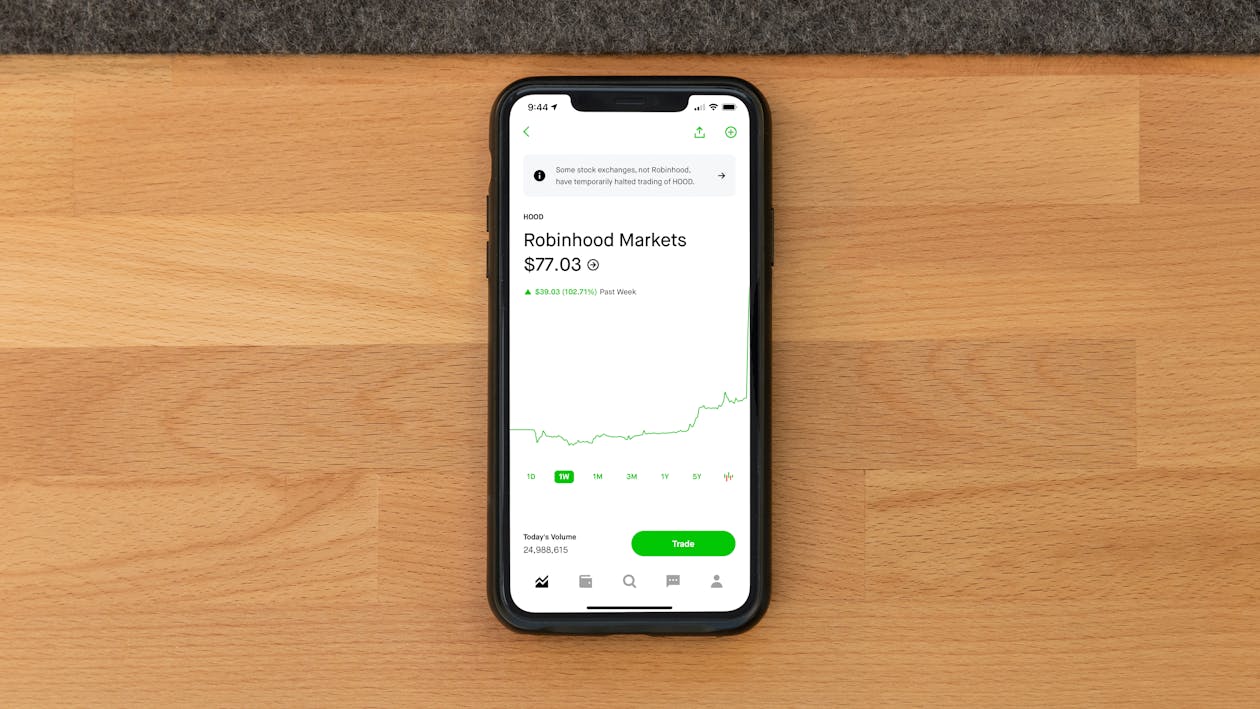Foto profissional grátis de ações, aplicativo, aplicativo robinhood