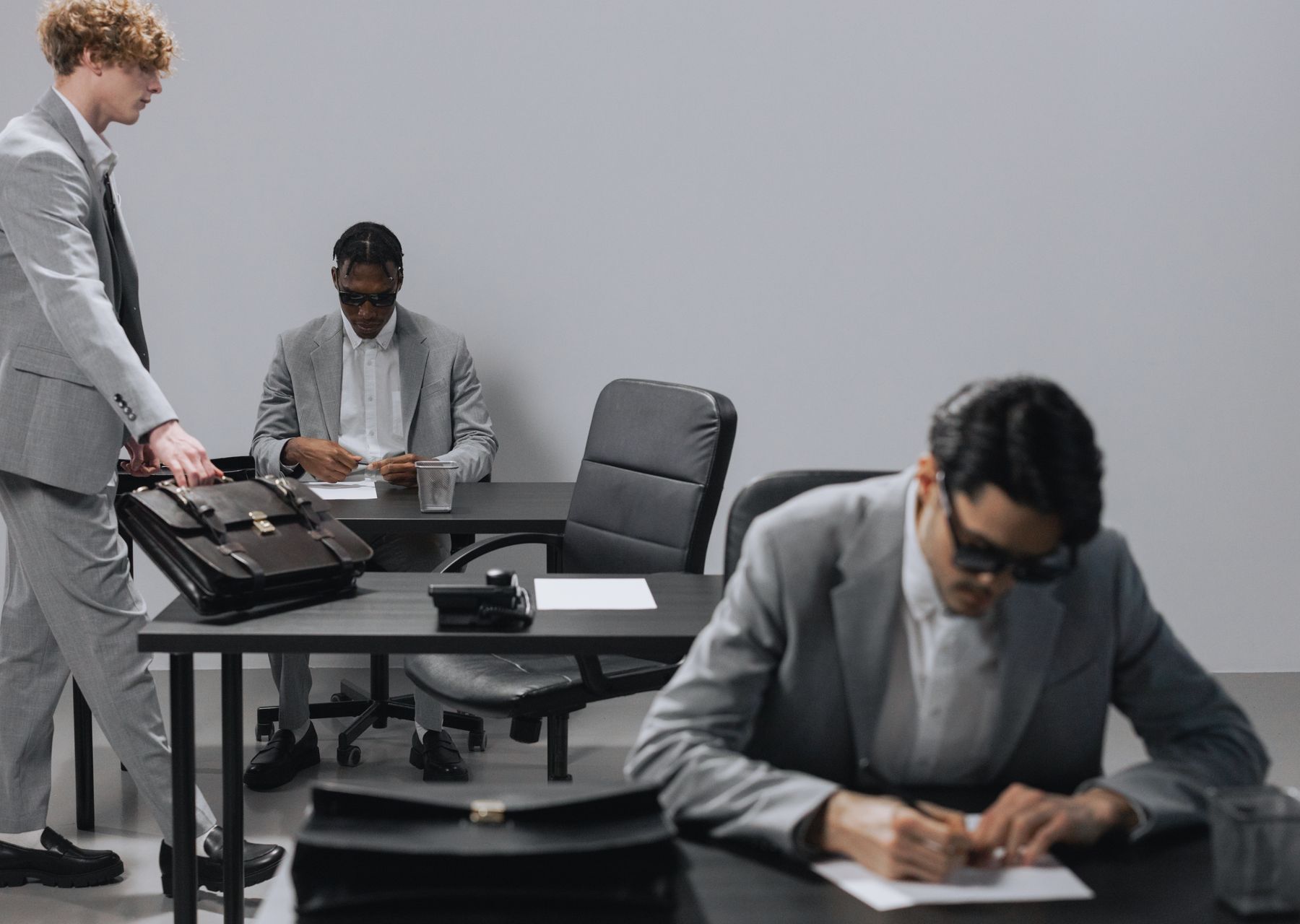 Professional removals crew at work — office removals Simister