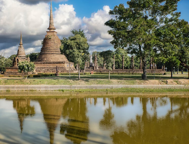 The Wat Sa Sai Buddhist Temple Complex In Thailand