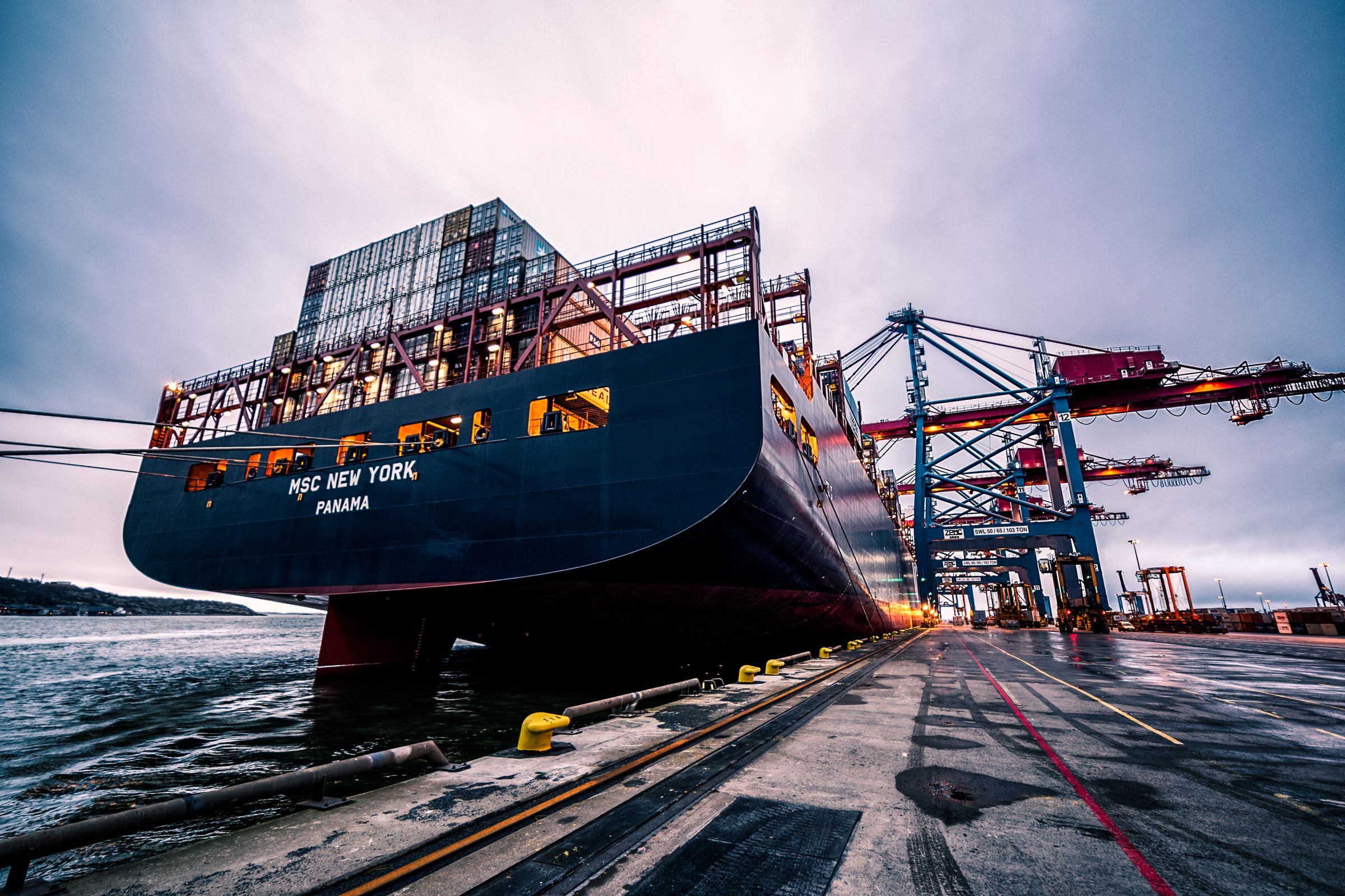 Container ship at Port Elizabeth