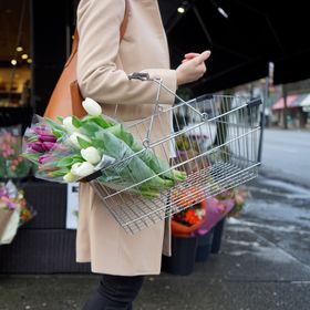 Maker carrying a basket of finished goods — photo by Tara Clark on Pexels