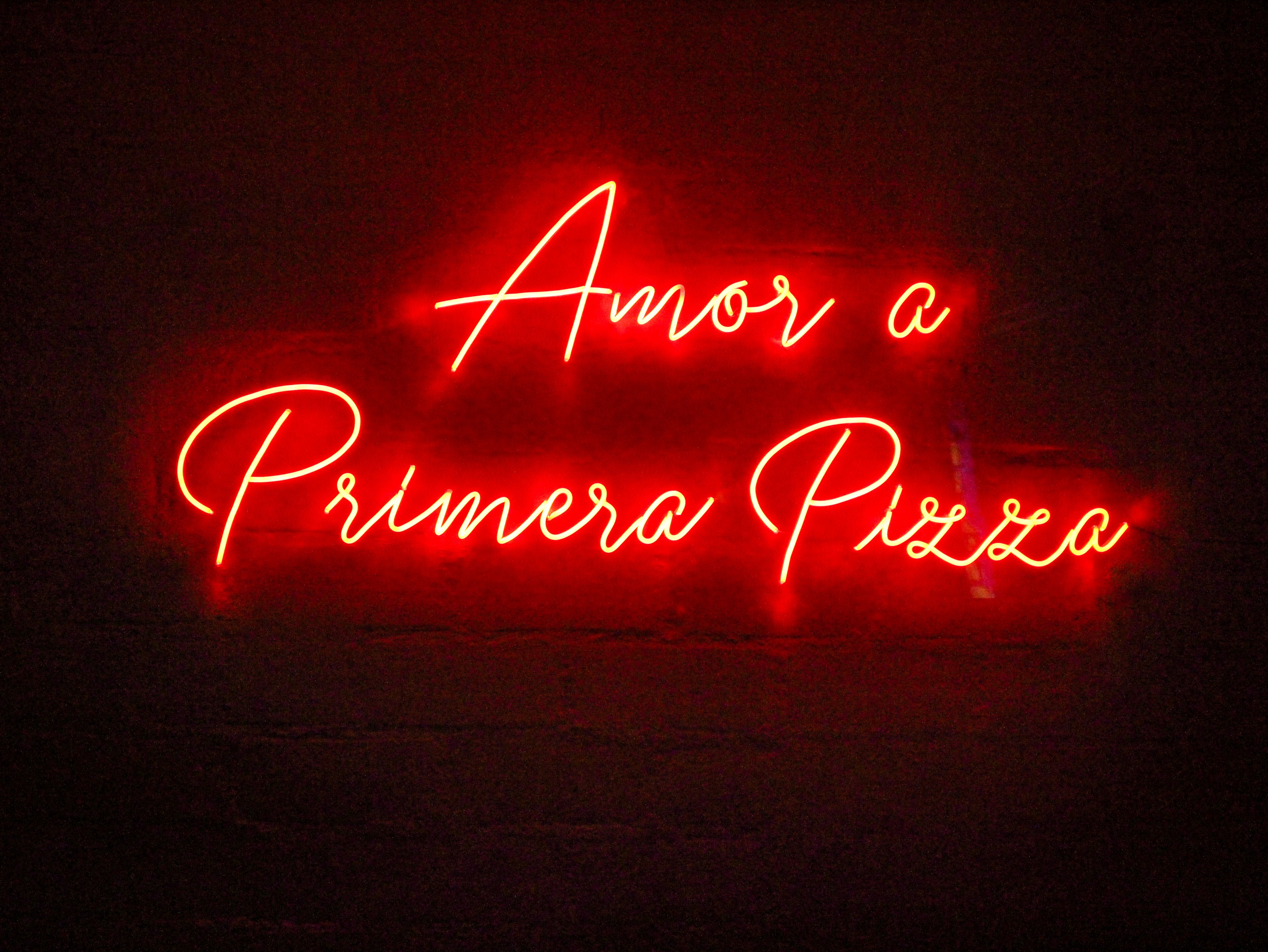 Red and White Neon Light Signage · Free Stock Photo