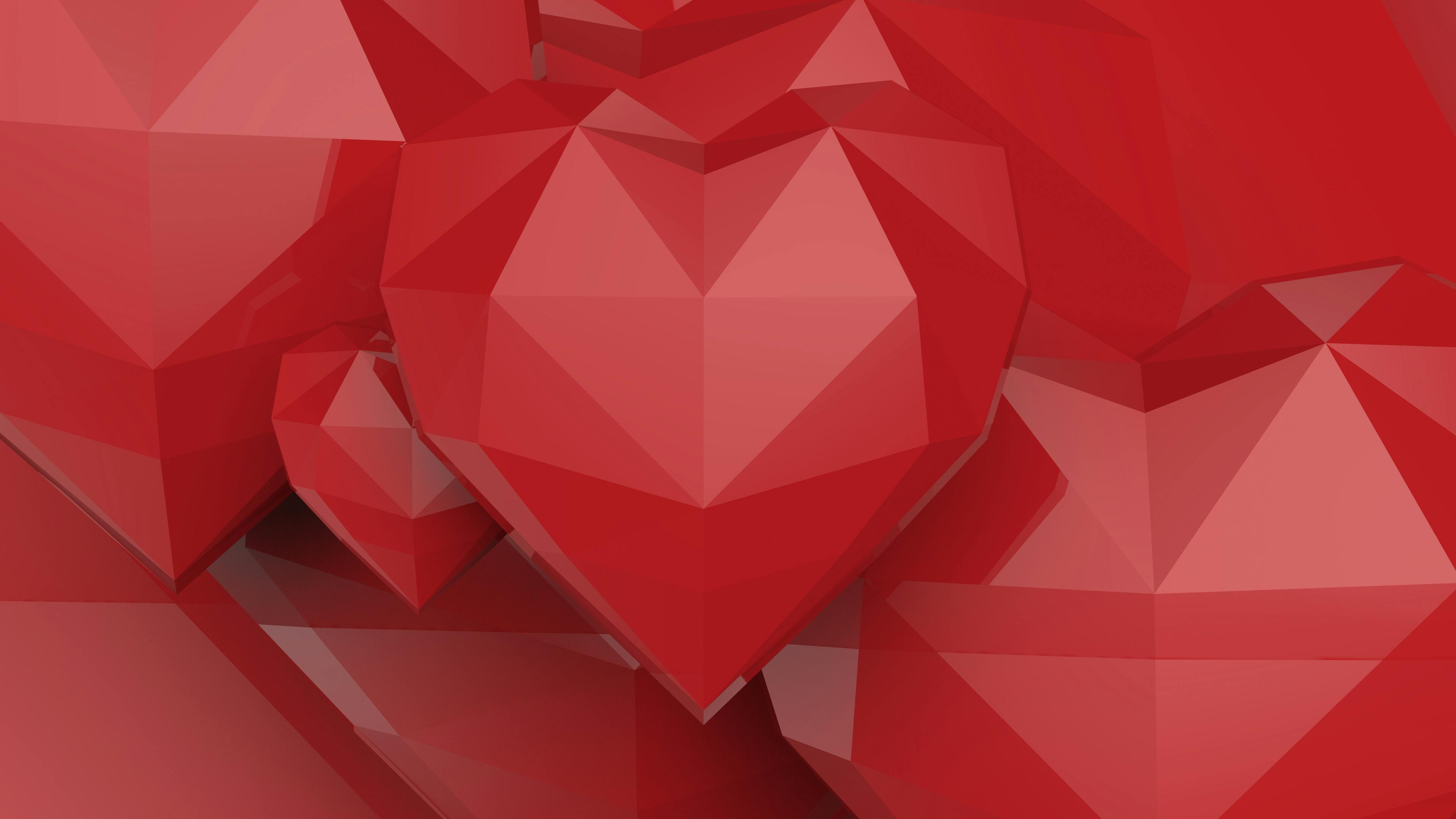 Free Stock Photo Of 3d Heart Heart Heart Wallpaper
