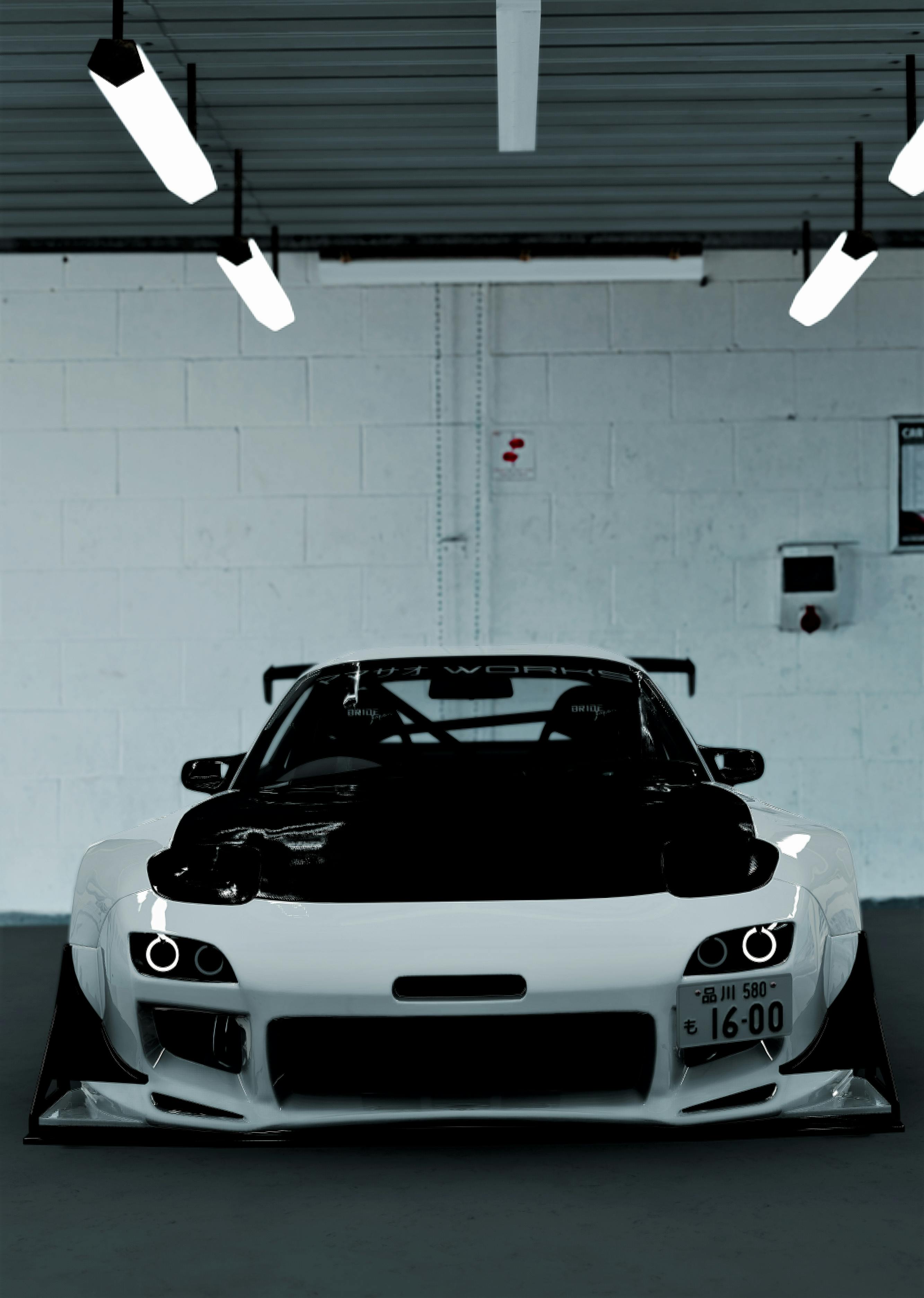 Mazda RX7 Night IPhone Wallpaper  IPhone Wallpapers  iPhone Wallpapers