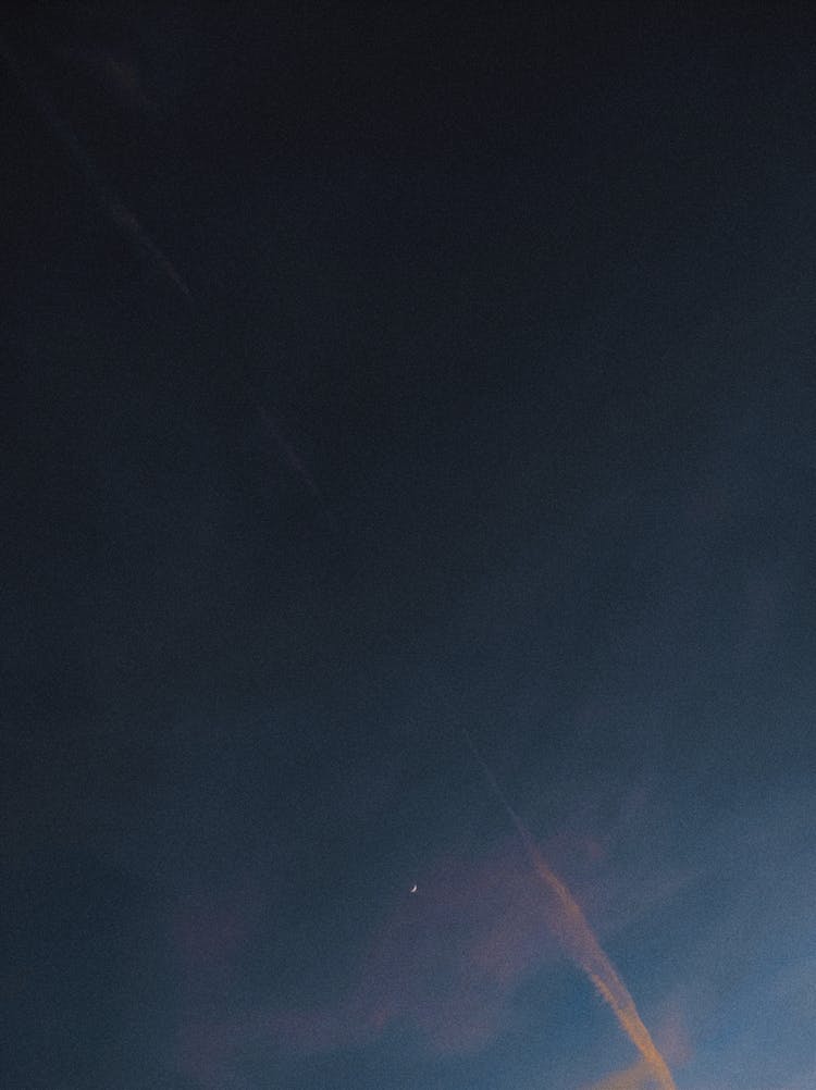 Jet Contrail In The Sky