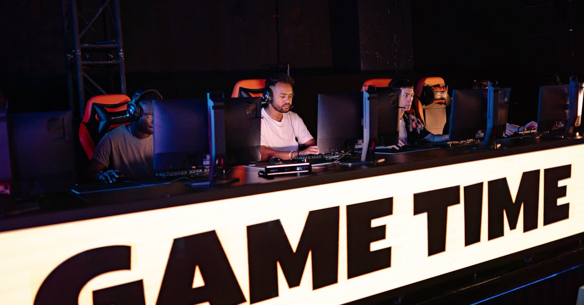 Professional gamers competing in a team tournament, capturing the excitement of eSports.