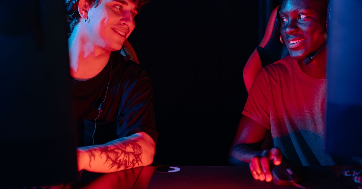 Men Playing Computer Games · Free Stock Photo