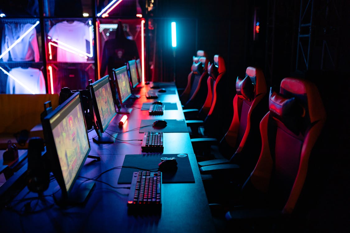 Salle de compétition en esport