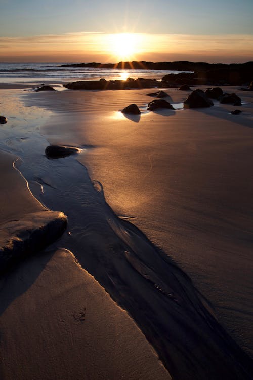 Bodies of Water Surrounding Sand