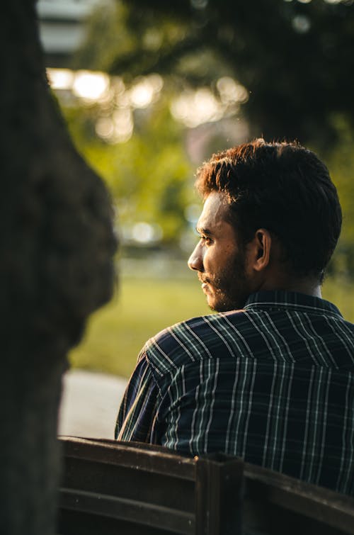 Foto d'estoc gratuïta de barba, d'esquena, home