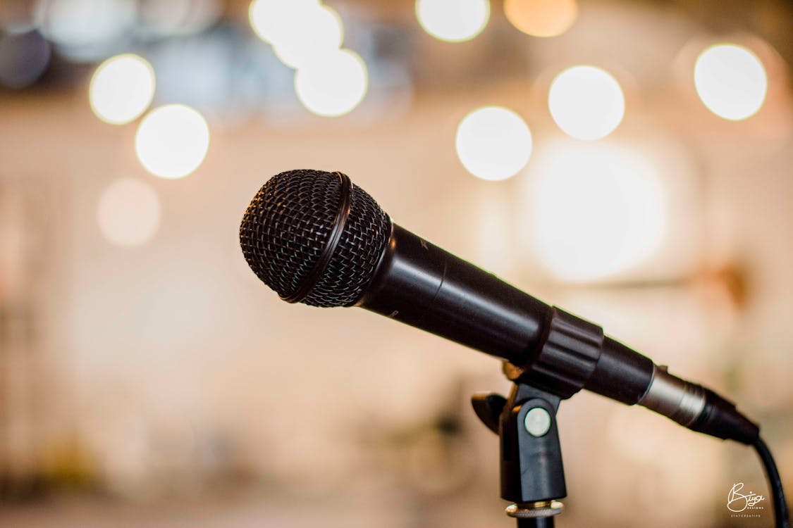 Free stock photo of mic, microphone, microphone stand