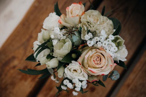 Photos gratuites de bouquet, bouquet de mariée, composition florale