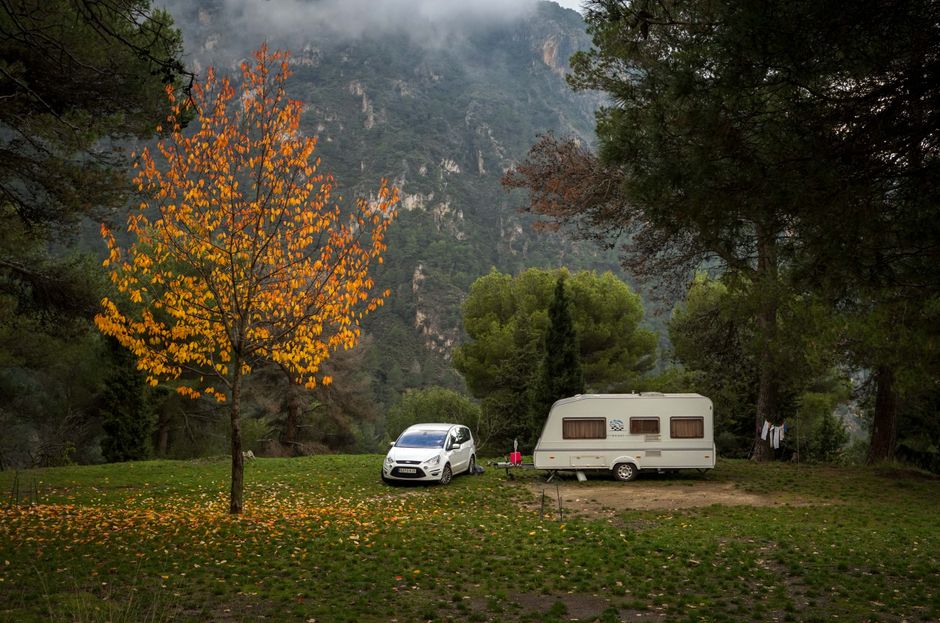 rifle falls camping
