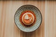 A Flan on a Plate