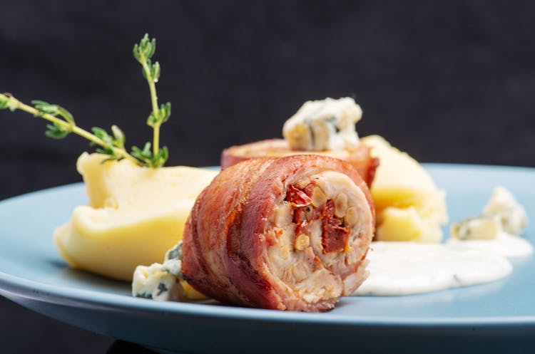 Dish With Pork Roulade
