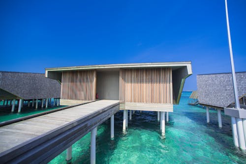 Brown Wooden House under Blue Sky