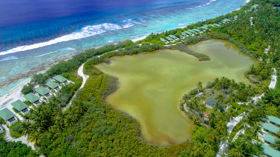 Green Globe certified resort in the Maldives