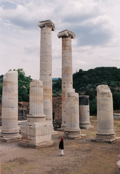 
Pillars at the Temple of Artemis in Turkey