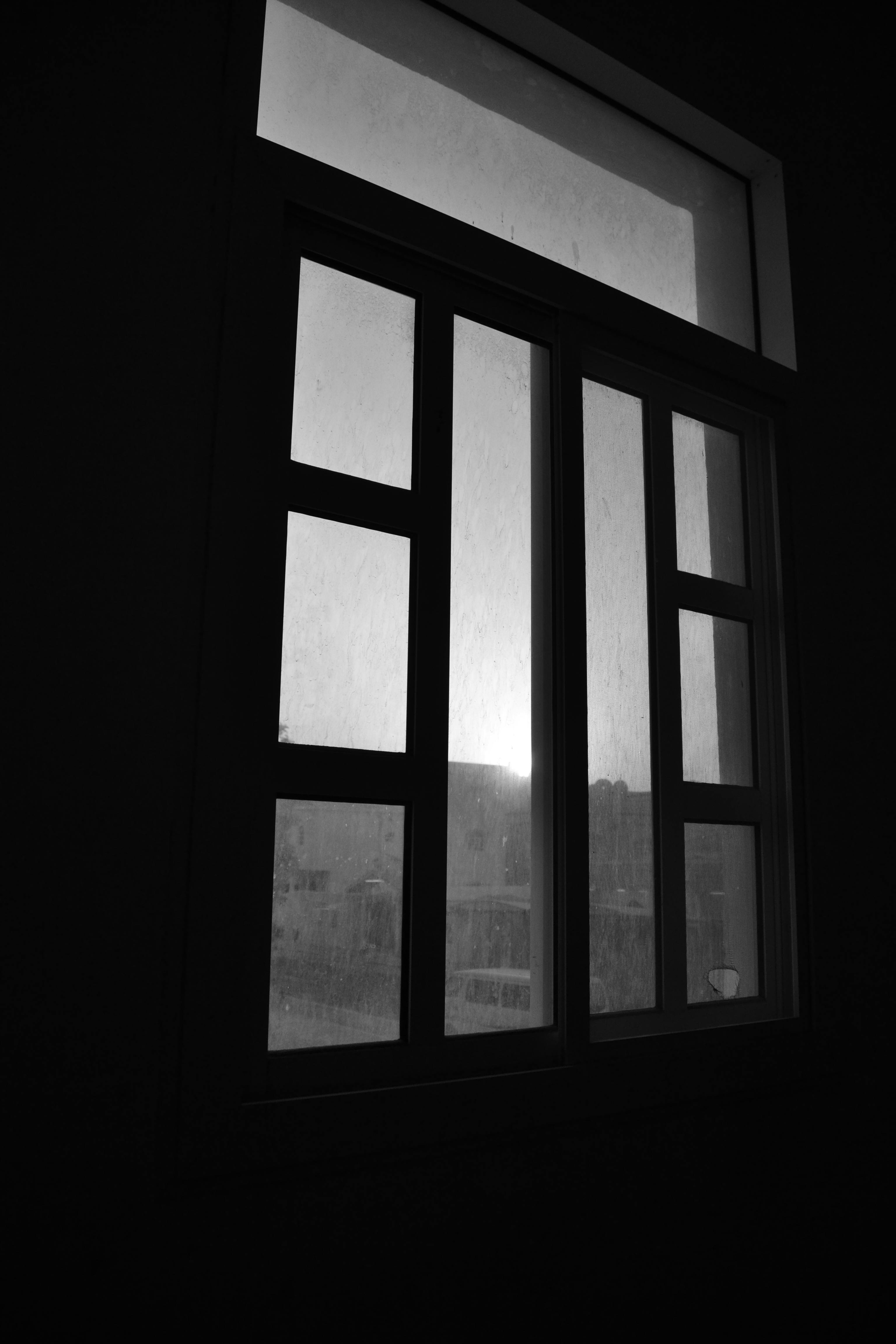 Free stock photo of black and white, dark, window