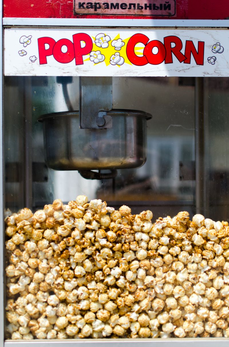 Popcorn machine at event