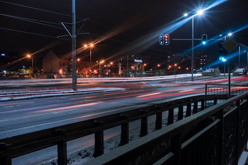 Základová fotografie zdarma na téma časosběr, dlouhá expozice, město