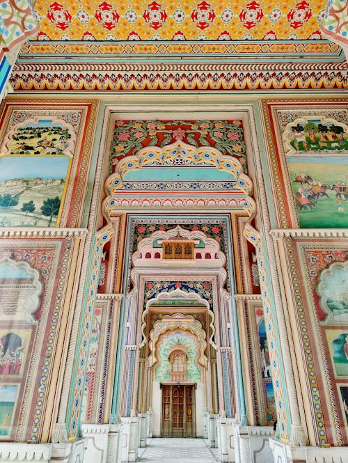Temple Entrance, Jawahar, Jaipur, Rajasthan, India
