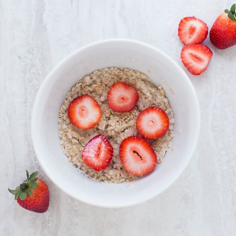 Strawberries and Cream Oatmeal