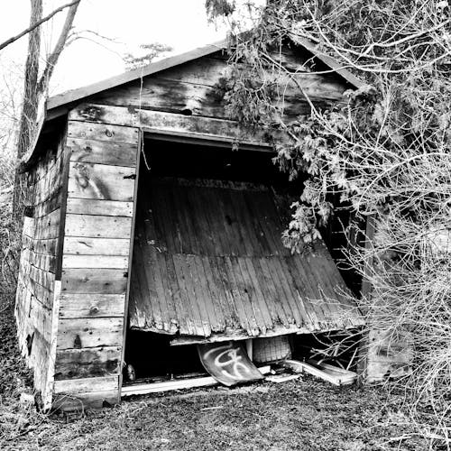 Free stock photo of abandoned building, garage