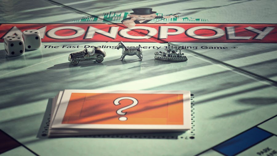 Game board, cards, money, and tokens from this game