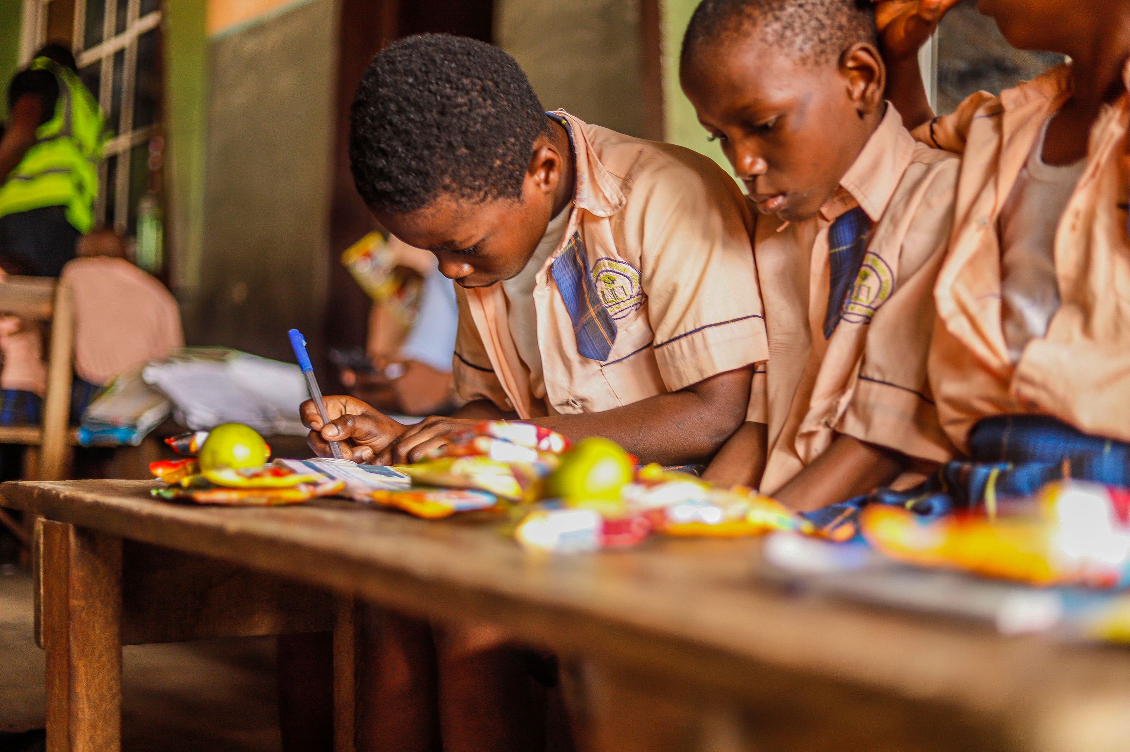 Three Students Studying Their Lesson · Free Stock Photo