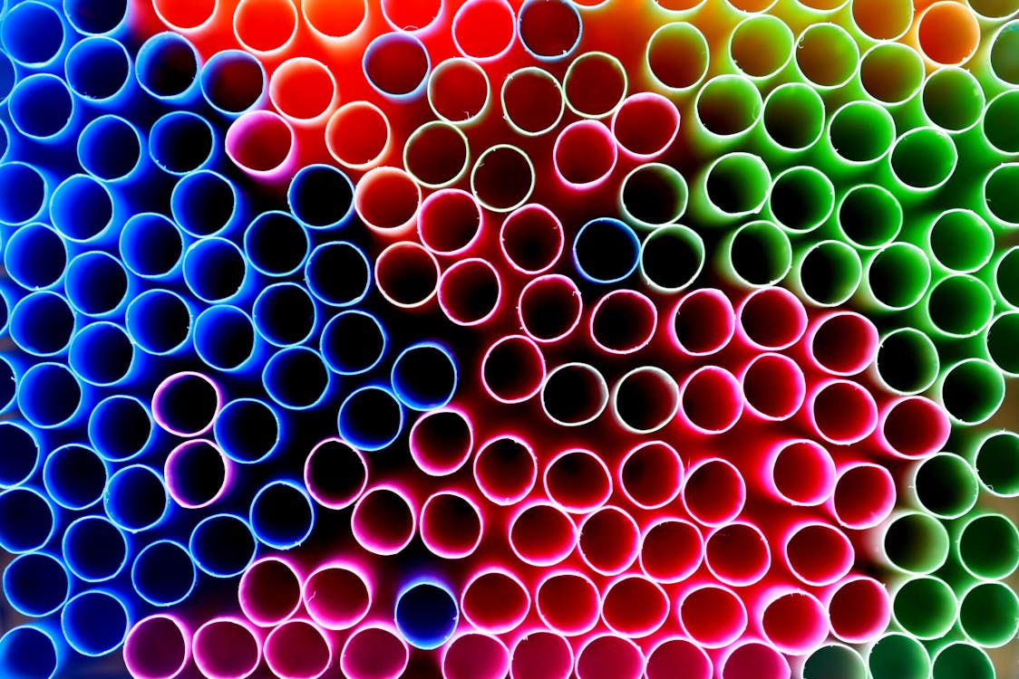 Free Pink and Green Pipe Stock Photo