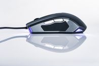 Close-Up Shot of a Wired Mouse