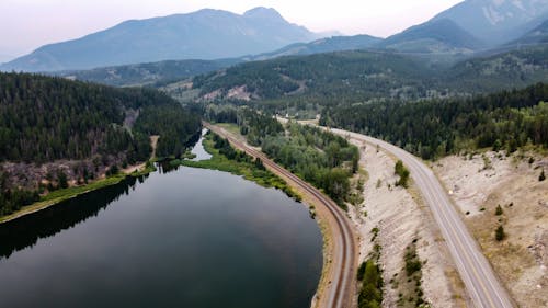 Ingyenes stockfotó Alberta, autópálya, drón témában