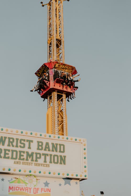 People Riding on Fairground