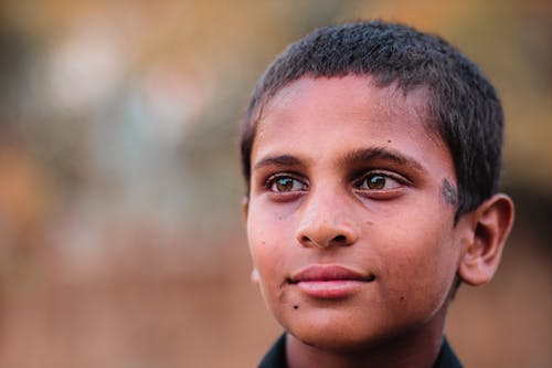 Free A Portrait of a Boy Stock Photo