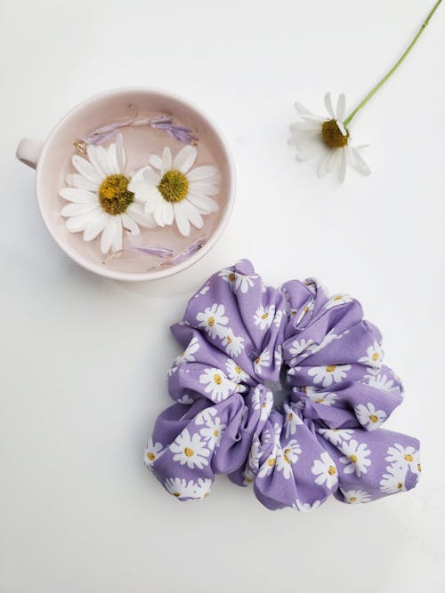 White Flowers on the Cup