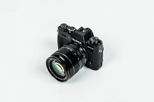 Schwarze Fujifilm Dslr Kamera