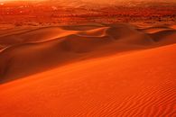 San Dunes on Dessert During Sunset