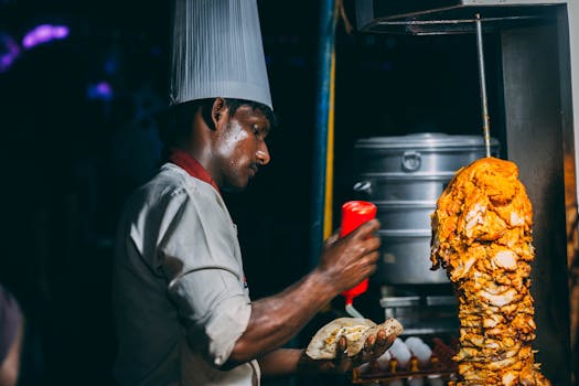 Man Making Food