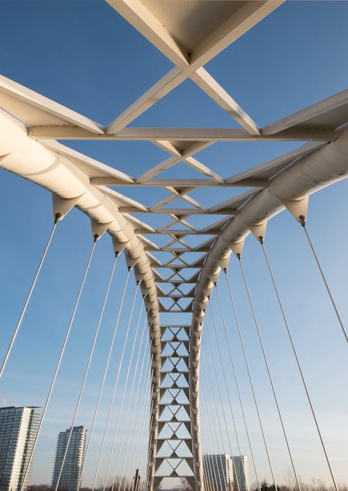 Foto d'estoc gratuïta de centre de la ciutat, humber bay arch bridge, pont