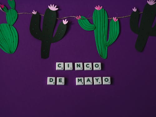 Cinco De Mayo on Scrabble Tiles