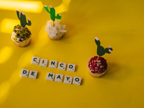 Fotobanka s bezplatnými fotkami na tému cinco de mayo, cupcake, dekorácia