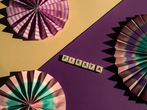 

Letter Tiles on a Purple Surface