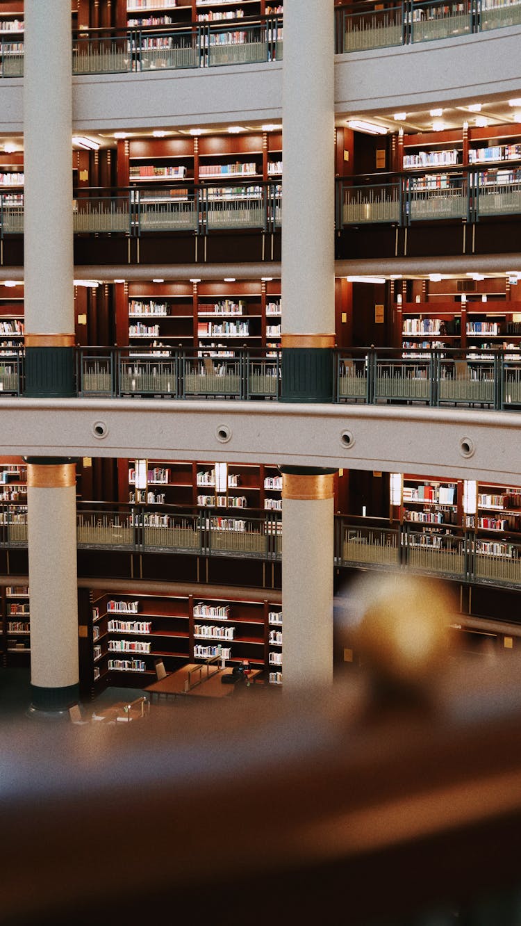 
The Interior Of The Presidential Library In Turkey