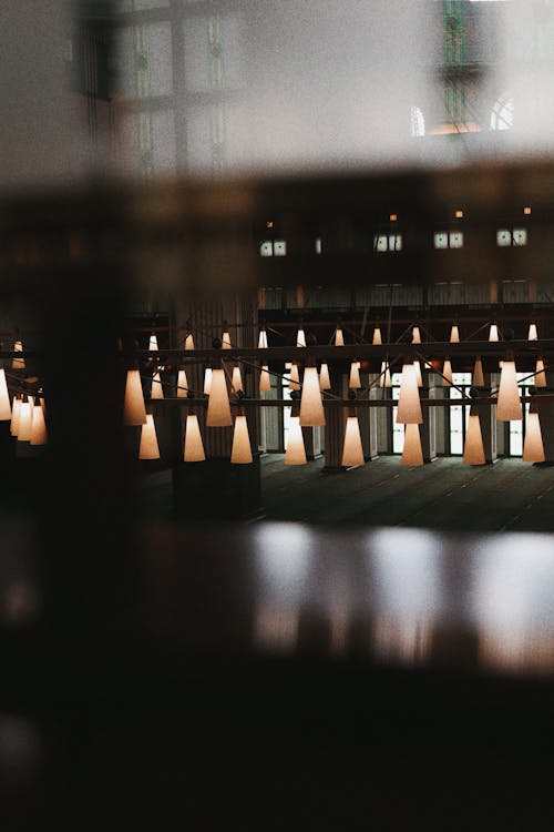 
Hanging Lamps in a Building