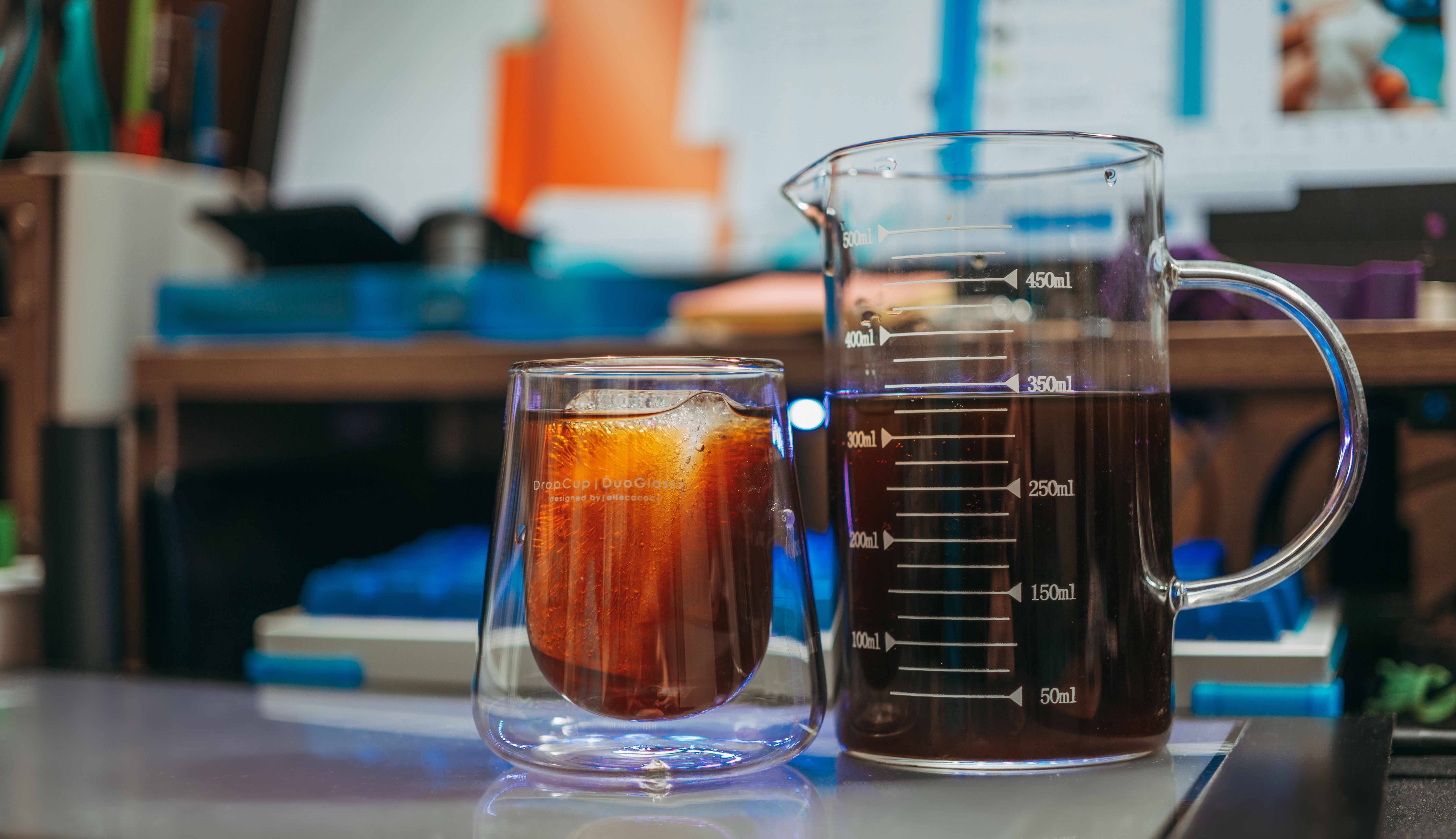 cold brew coffee glass