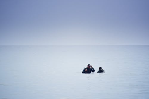 bezplatná Základová fotografie zdarma na téma horizont, modrá obloha, moře Základová fotografie